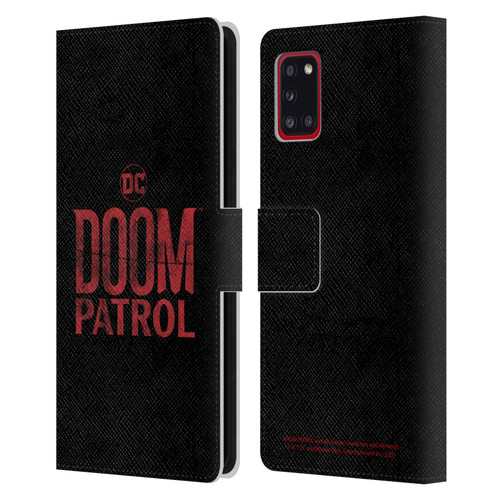 Doom Patrol Graphics Logo Leather Book Wallet Case Cover For Samsung Galaxy A31 (2020)