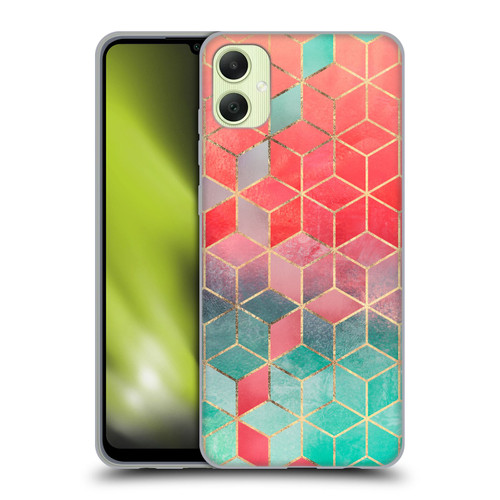 Elisabeth Fredriksson Cubes Collection Rose And Turquoise Soft Gel Case for Samsung Galaxy A05