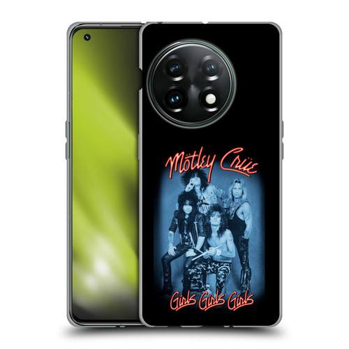 Motley Crue Key Art Girls Neon Soft Gel Case for OnePlus 11 5G