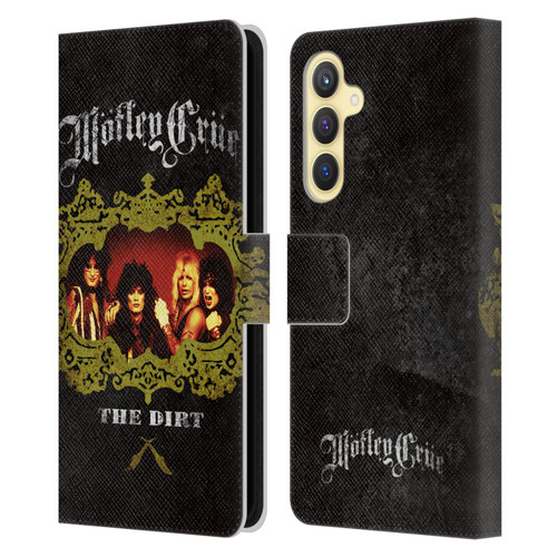 Motley Crue Key Art The Dirt Frame Leather Book Wallet Case Cover For Samsung Galaxy S23 FE 5G