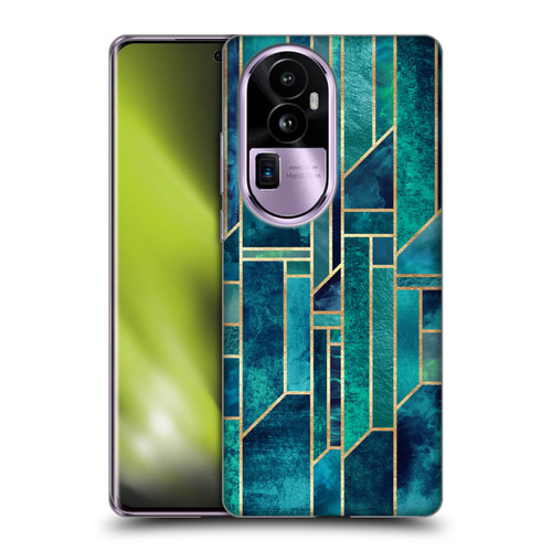 Elisabeth Fredriksson Geometric Design And Pattern Blue Skies Soft Gel Case for OPPO Reno10 Pro+