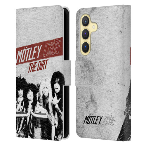 Motley Crue Key Art The Dirt Leather Book Wallet Case Cover For Samsung Galaxy S24 5G