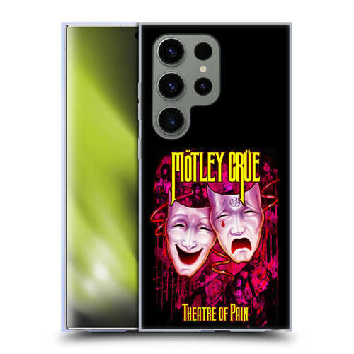 Motley Crue Key Art Theater Of Pain Soft Gel Case for Samsung Galaxy S24 Ultra 5G