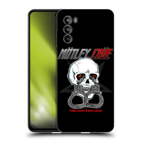 Motley Crue Logos Too Fast For Love Skull Soft Gel Case for Motorola Moto G82 5G