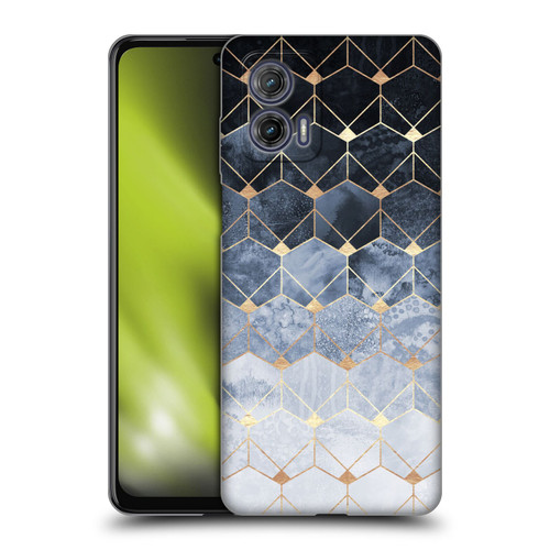 Elisabeth Fredriksson Sparkles Hexagons And Diamonds Soft Gel Case for Motorola Moto G73 5G