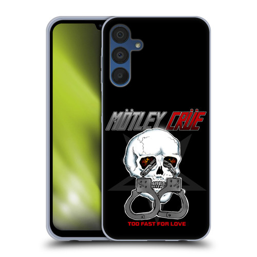 Motley Crue Logos Too Fast For Love Skull Soft Gel Case for Samsung Galaxy A15