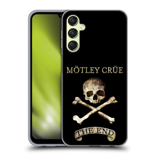 Motley Crue Logos The End Soft Gel Case for Samsung Galaxy A24 4G / Galaxy M34 5G