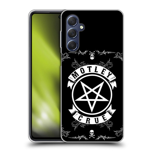 Motley Crue Logos Pentagram And Skull Soft Gel Case for Samsung Galaxy M54 5G