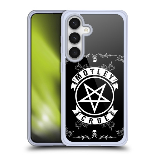 Motley Crue Logos Pentagram And Skull Soft Gel Case for Samsung Galaxy S24 5G