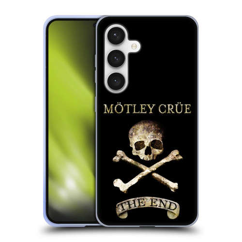 Motley Crue Logos The End Soft Gel Case for Samsung Galaxy S24 5G