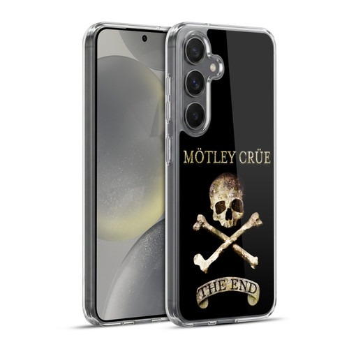 Motley Crue Logos The End Soft Gel Case for Samsung Galaxy S24+ 5G & MagSafe