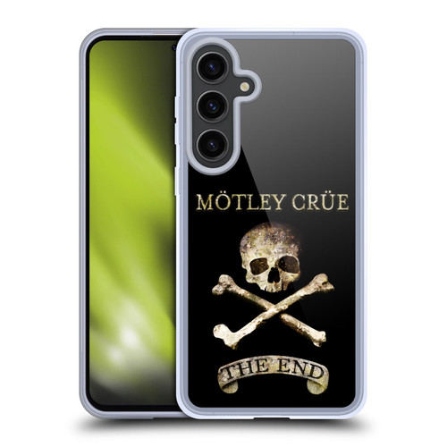 Motley Crue Logos The End Soft Gel Case for Samsung Galaxy S24+ 5G