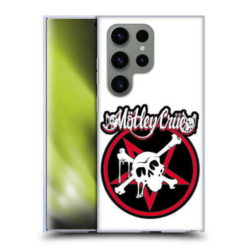 Motley Crue Logos Dr. Feelgood Skull Soft Gel Case for Samsung Galaxy S24 Ultra 5G