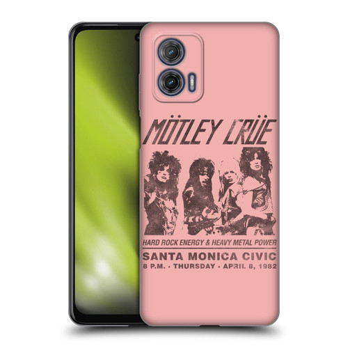 Motley Crue Tours Santa Monica Soft Gel Case for Motorola Moto G73 5G