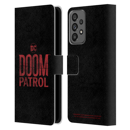 Doom Patrol Graphics Logo Leather Book Wallet Case Cover For Samsung Galaxy A73 5G (2022)