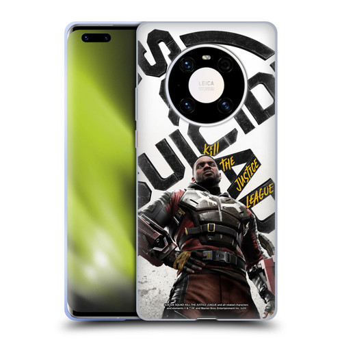 Suicide Squad: Kill The Justice League Key Art Deadshot Soft Gel Case for Huawei Mate 40 Pro 5G