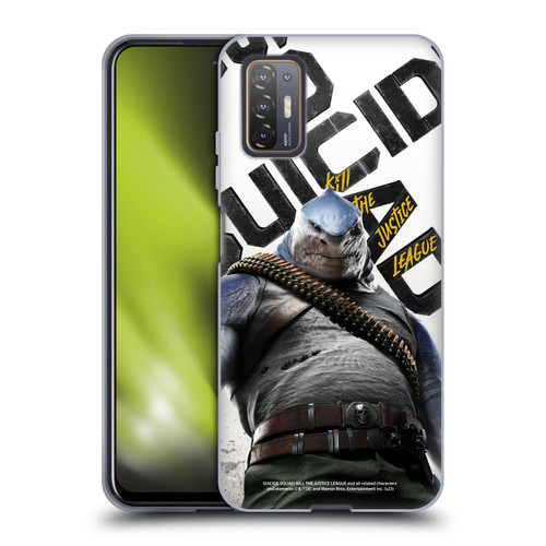 Suicide Squad: Kill The Justice League Key Art King Shark Soft Gel Case for HTC Desire 21 Pro 5G