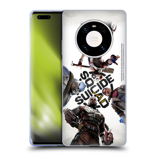 Suicide Squad: Kill The Justice League Key Art Poster Soft Gel Case for Huawei Mate 40 Pro 5G