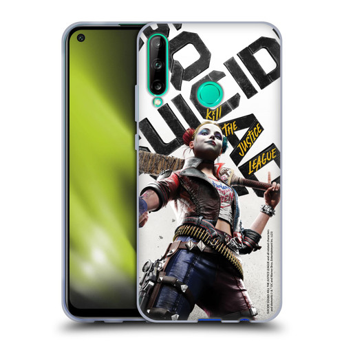 Suicide Squad: Kill The Justice League Key Art Harley Quinn Soft Gel Case for Huawei P40 lite E