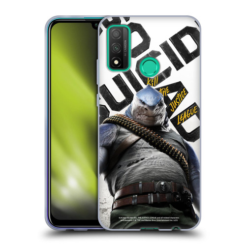Suicide Squad: Kill The Justice League Key Art King Shark Soft Gel Case for Huawei P Smart (2020)