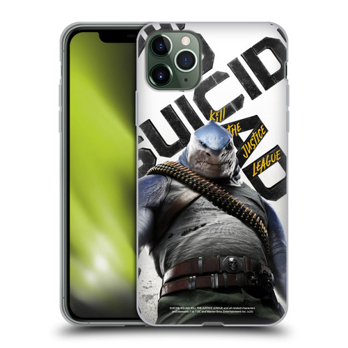 Suicide Squad: Kill The Justice League Key Art King Shark Soft Gel Case for Apple iPhone 11 Pro Max