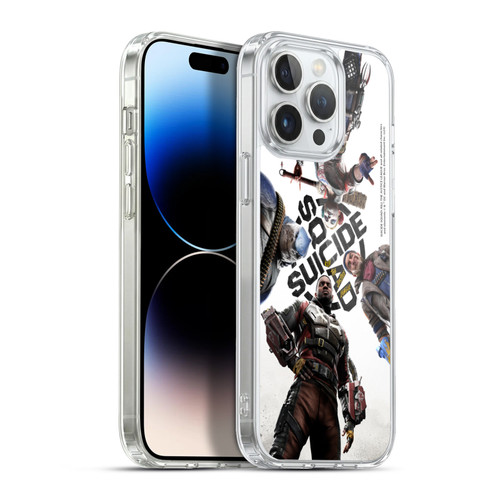 Suicide Squad: Kill The Justice League Key Art Poster Soft Gel Case for Apple iPhone 13 Pro Max & MagSafe