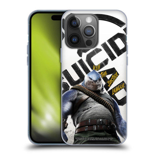 Suicide Squad: Kill The Justice League Key Art King Shark Soft Gel Case for Apple iPhone 14 Pro