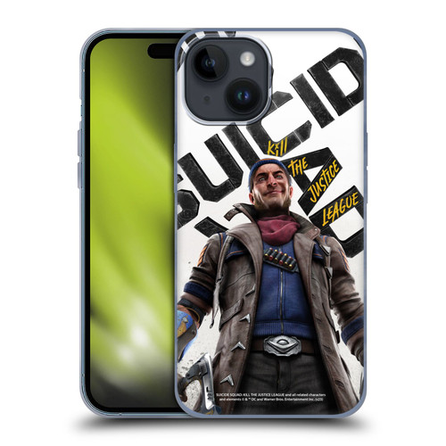 Suicide Squad: Kill The Justice League Key Art Captain Boomerang Soft Gel Case for Apple iPhone 15