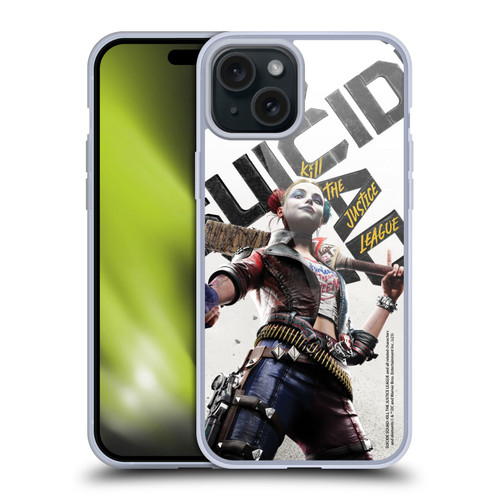 Suicide Squad: Kill The Justice League Key Art Harley Quinn Soft Gel Case for Apple iPhone 15 Plus