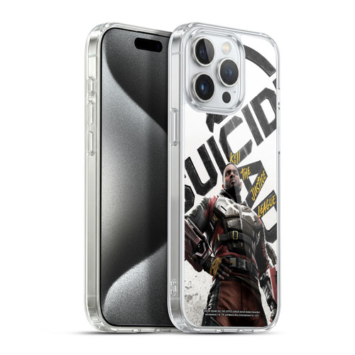 Suicide Squad: Kill The Justice League Key Art Deadshot Soft Gel Case for Apple iPhone 15 Pro Max & MagSafe