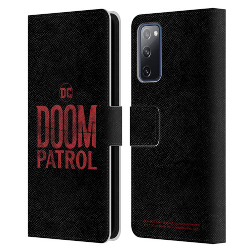 Doom Patrol Graphics Logo Leather Book Wallet Case Cover For Samsung Galaxy S20 FE / 5G