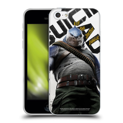 Suicide Squad: Kill The Justice League Key Art King Shark Soft Gel Case for Apple iPhone 5c