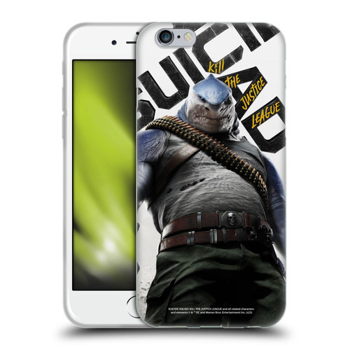 Suicide Squad: Kill The Justice League Key Art King Shark Soft Gel Case for Apple iPhone 6 / iPhone 6s