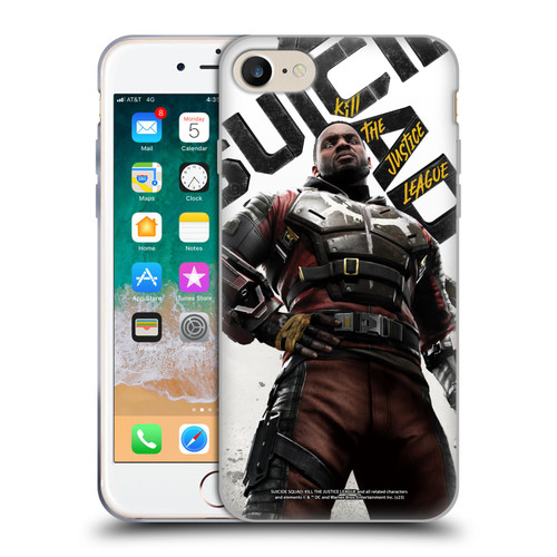 Suicide Squad: Kill The Justice League Key Art Deadshot Soft Gel Case for Apple iPhone 7 / 8 / SE 2020 & 2022