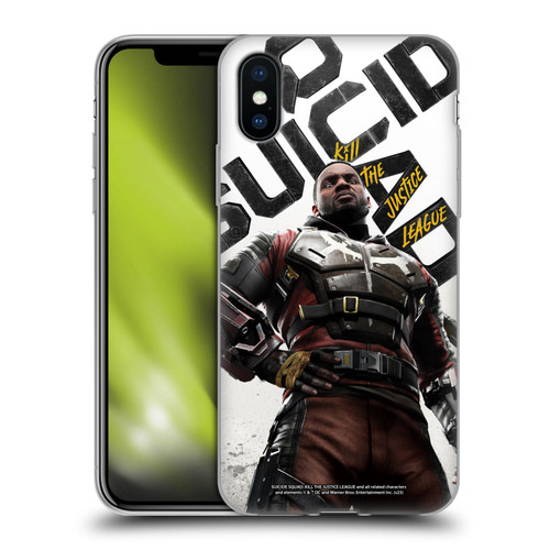 Suicide Squad: Kill The Justice League Key Art Deadshot Soft Gel Case for Apple iPhone X / iPhone XS