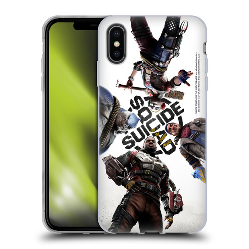 Suicide Squad: Kill The Justice League Key Art Poster Soft Gel Case for Apple iPhone XS Max