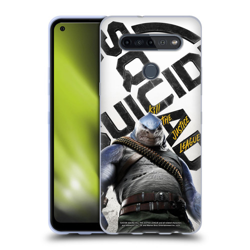 Suicide Squad: Kill The Justice League Key Art King Shark Soft Gel Case for LG K51S