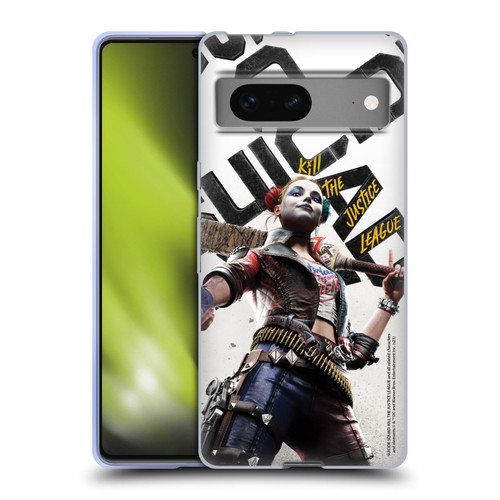 Suicide Squad: Kill The Justice League Key Art Harley Quinn Soft Gel Case for Google Pixel 7