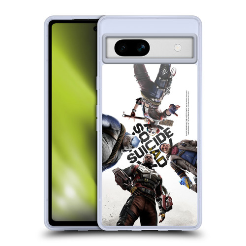 Suicide Squad: Kill The Justice League Key Art Poster Soft Gel Case for Google Pixel 7a