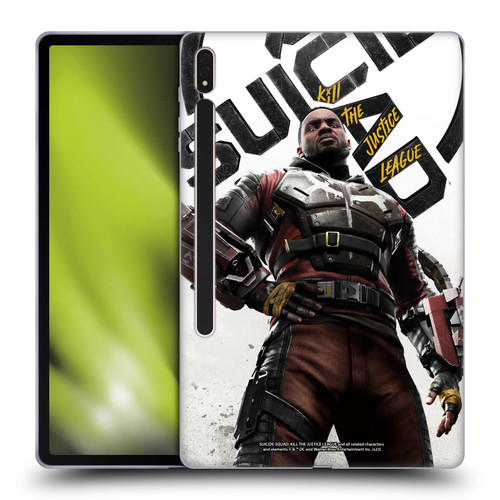 Suicide Squad: Kill The Justice League Key Art Deadshot Soft Gel Case for Samsung Galaxy Tab S8 Plus
