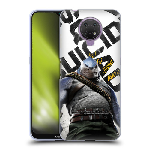 Suicide Squad: Kill The Justice League Key Art King Shark Soft Gel Case for Nokia G10