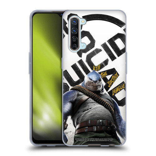 Suicide Squad: Kill The Justice League Key Art King Shark Soft Gel Case for OPPO Find X2 Lite 5G
