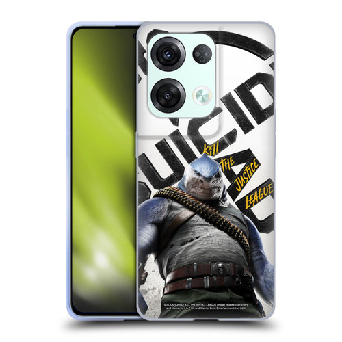 Suicide Squad: Kill The Justice League Key Art King Shark Soft Gel Case for OPPO Reno8 Pro
