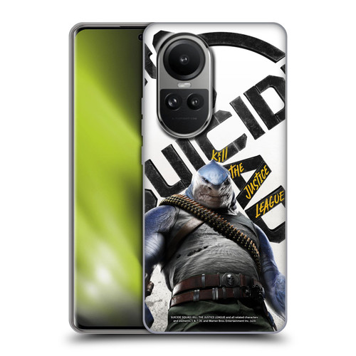 Suicide Squad: Kill The Justice League Key Art King Shark Soft Gel Case for OPPO Reno10 5G / Reno10 Pro 5G