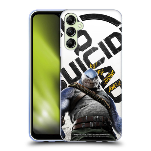 Suicide Squad: Kill The Justice League Key Art King Shark Soft Gel Case for Samsung Galaxy A14 5G