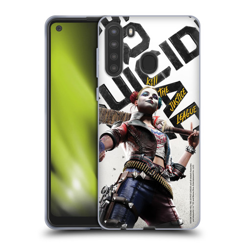 Suicide Squad: Kill The Justice League Key Art Harley Quinn Soft Gel Case for Samsung Galaxy A21 (2020)