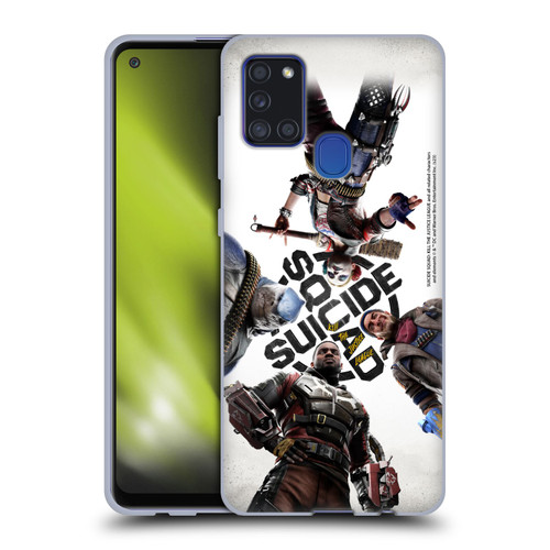 Suicide Squad: Kill The Justice League Key Art Poster Soft Gel Case for Samsung Galaxy A21s (2020)