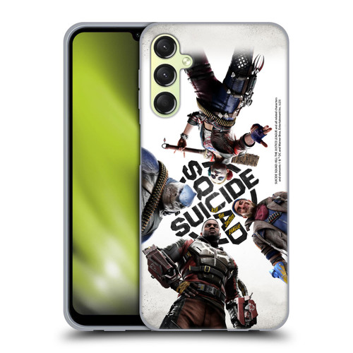 Suicide Squad: Kill The Justice League Key Art Poster Soft Gel Case for Samsung Galaxy A24 4G / Galaxy M34 5G