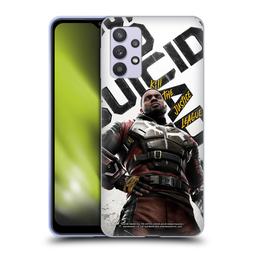 Suicide Squad: Kill The Justice League Key Art Deadshot Soft Gel Case for Samsung Galaxy A32 5G / M32 5G (2021)