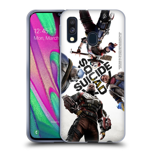 Suicide Squad: Kill The Justice League Key Art Poster Soft Gel Case for Samsung Galaxy A40 (2019)